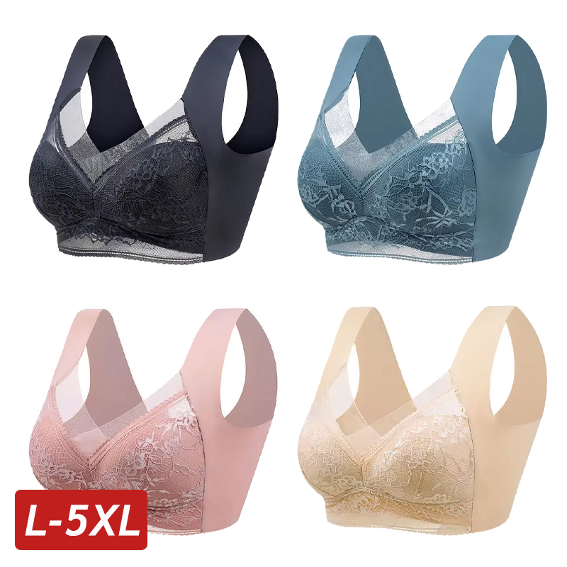 Mastectomy Bra Pocket - Reggiseno Push-Up Donna Taglie Forti L-5XL