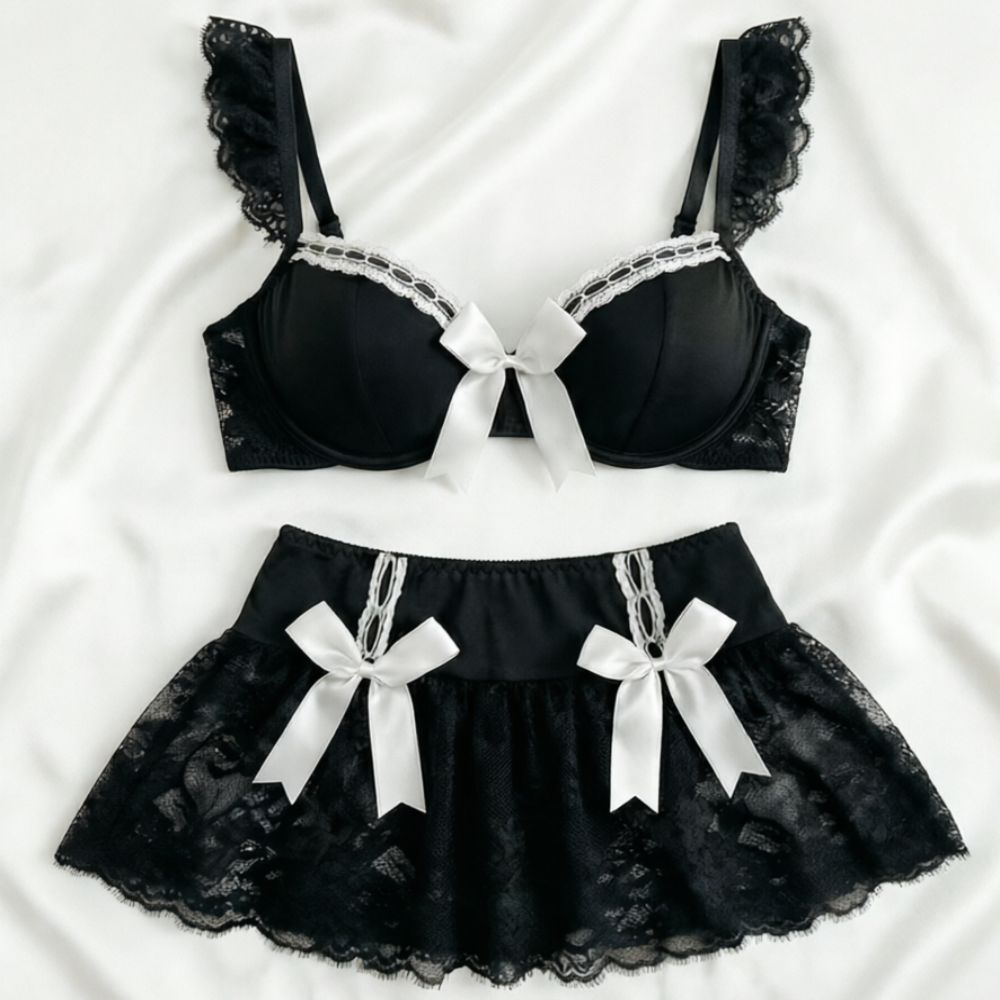 Completo Set Pigiama Sexy da D - Sheer Mesh Bra recensione e prezzo