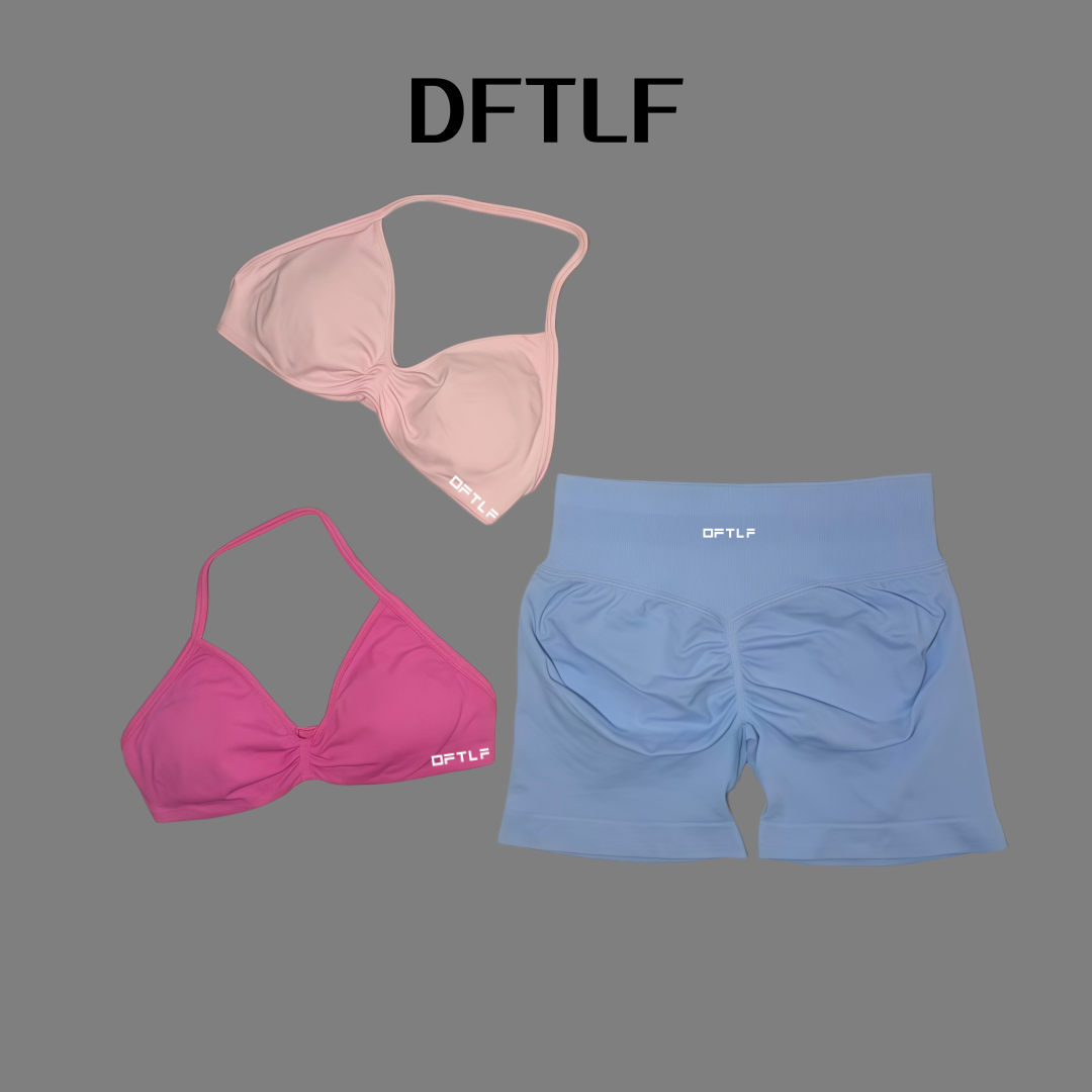 Set da Palestra DFTLF a 2 Pezz - Sports Bra Racerback recensione e prezzo